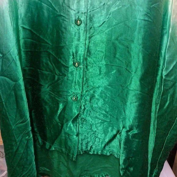 - NORBLACK NORWHITE Square shirt dress green ombré size xs all - Picture 9 of 11